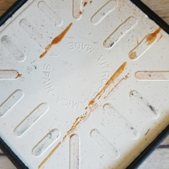 Vintage Spanish Ceramic Tile Home Decor Trivet Wall Hanger 60s 70s - Picture 3 of 4